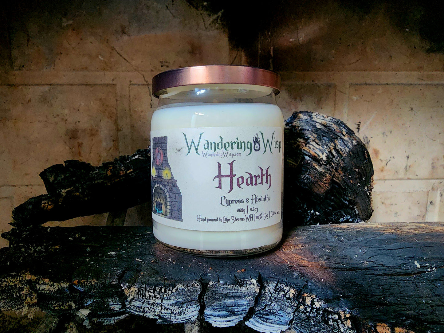 Hearth - 9.5 Oz Apothecary Candle