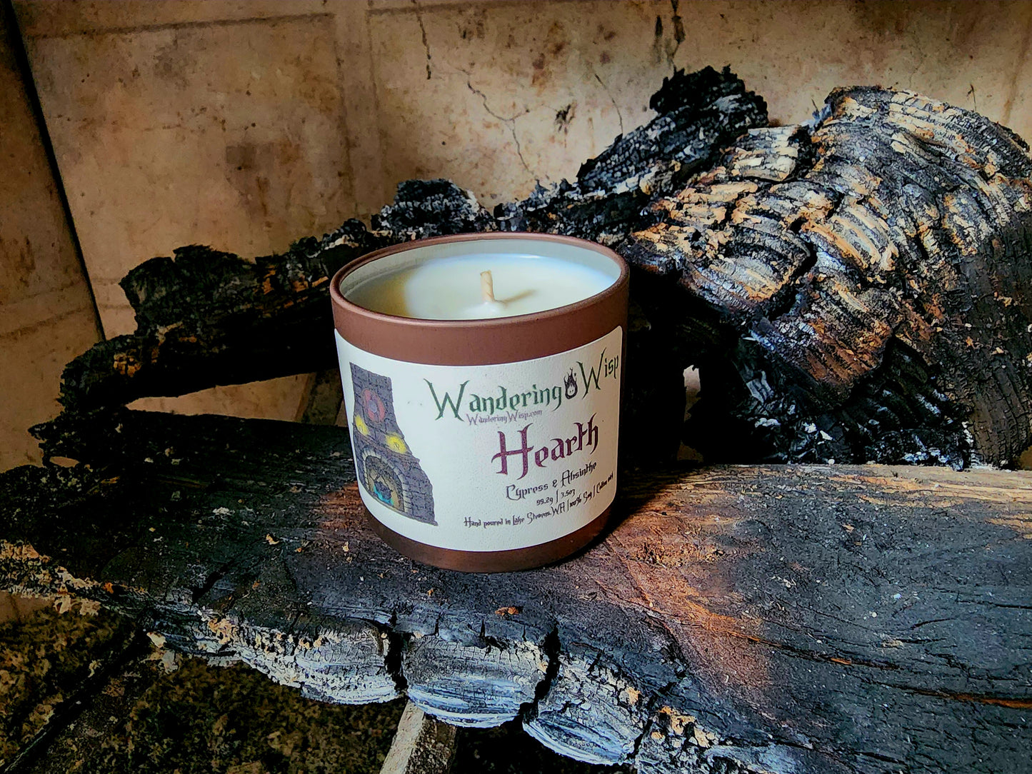Hearth - 3.5oz Candle Tin