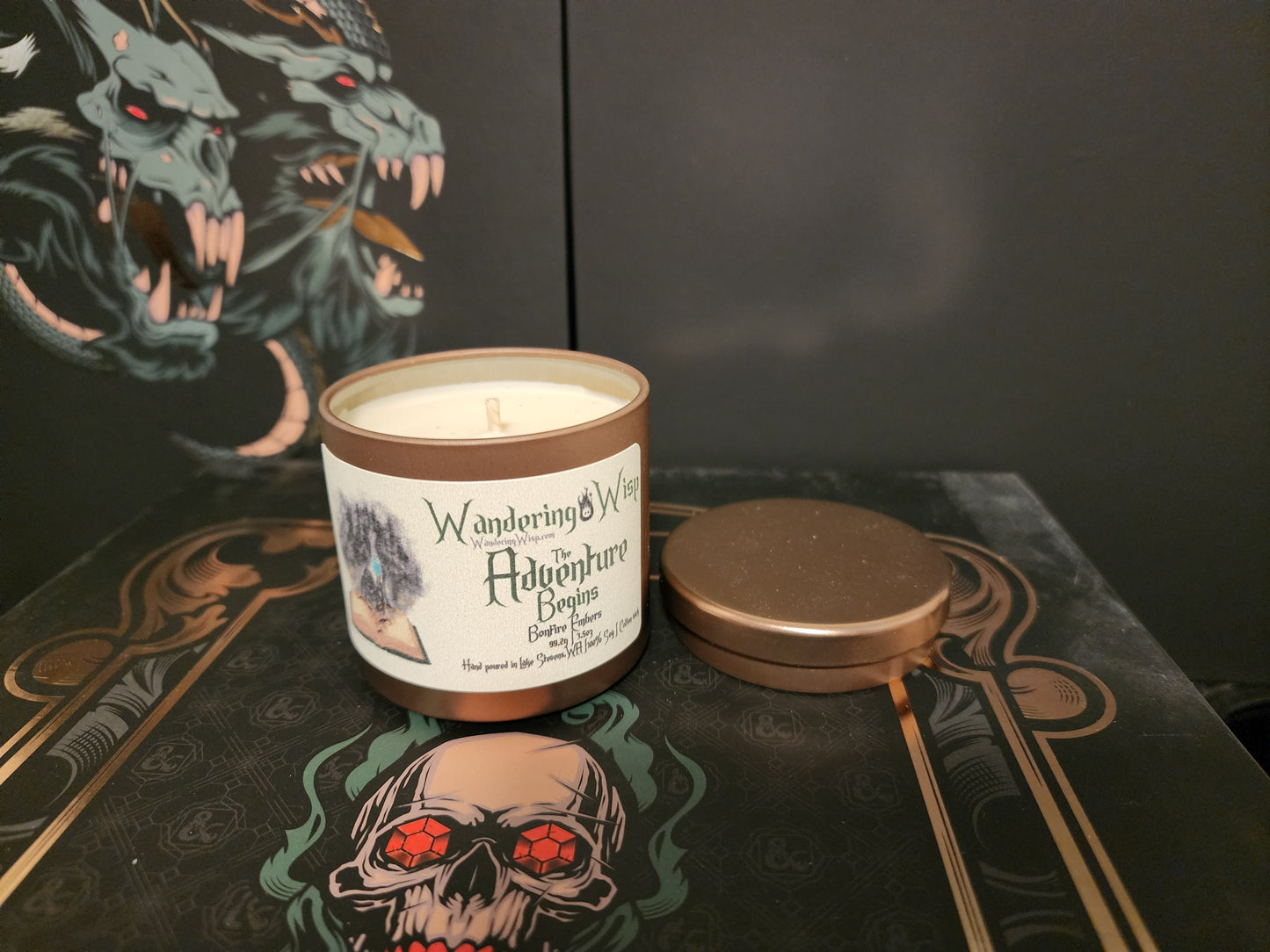 Adventure Begins - 3.5oz Candle Tin