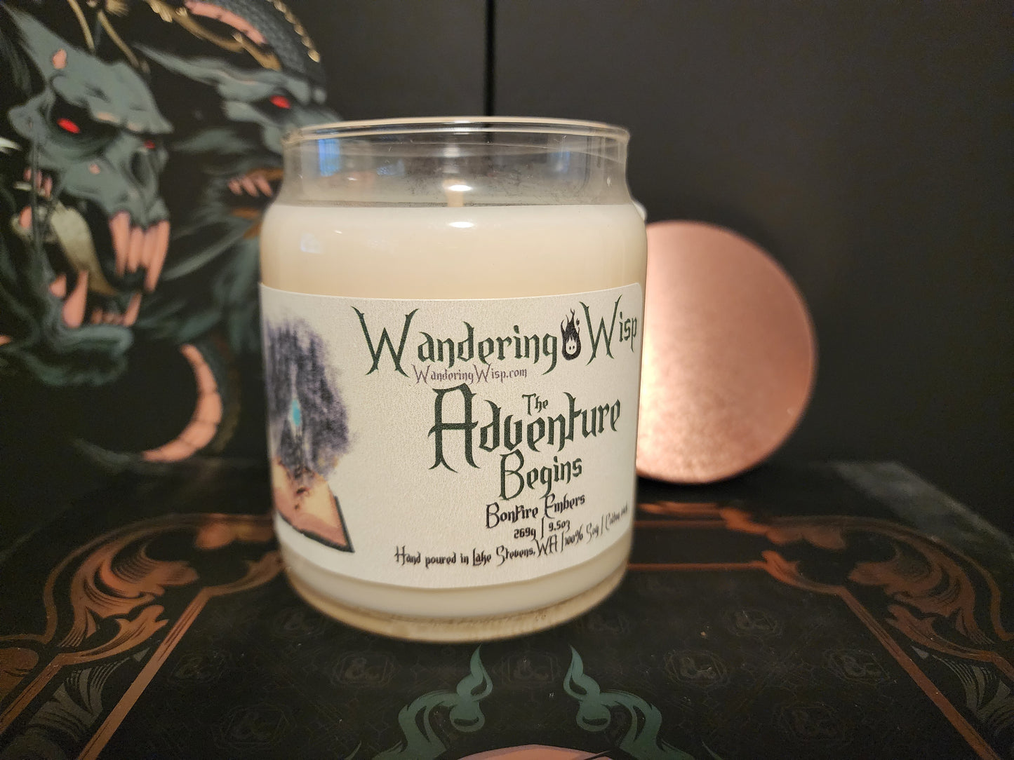 Adventure Begins - 9.5oz Apothecary Candle