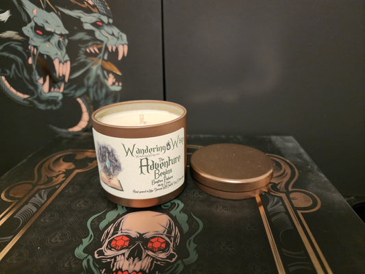 Adventure Begins - 3.5oz Candle Tin