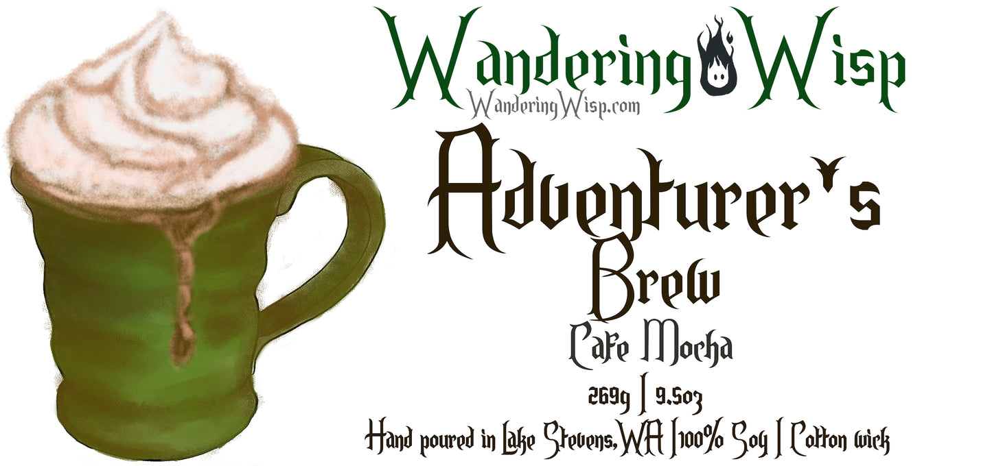 Adventurer's Brew - 9.5oz Apothecary Candle